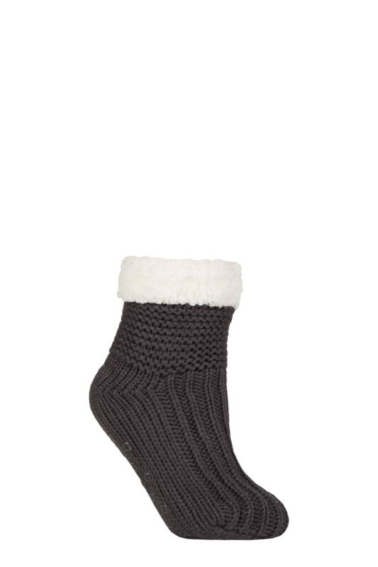 Women's 1 Pair SOCKSHOP Wildfeet Fleece Lined Slippers