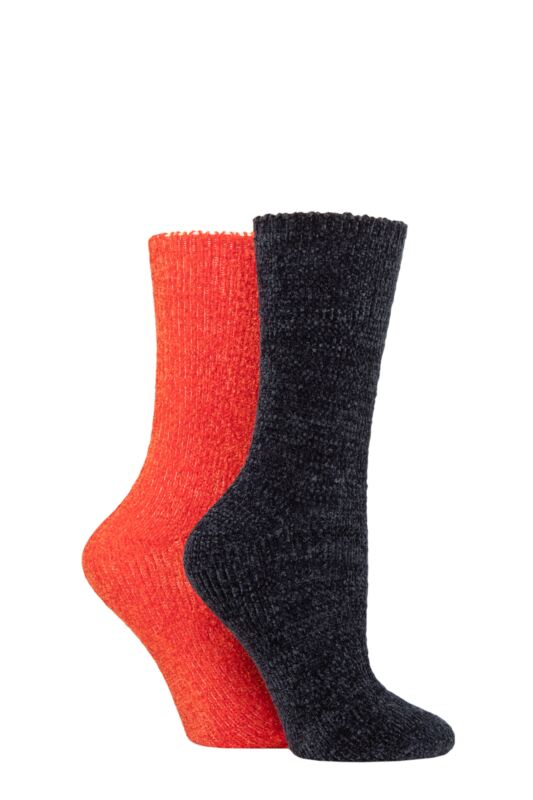 Women's 2 Pair Elle Chenille Boot Socks