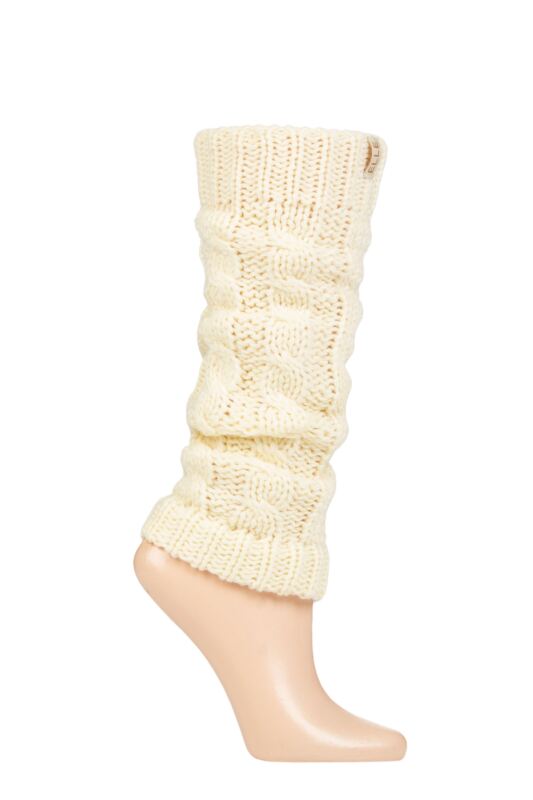 Women's 1 Pair Elle Chunky Cable Knit Leg Warmers
