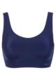 Women's Sloggi Zero Feel Seamfree Bralette Top with Removable Pads - Navy