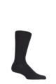 Mens 1 Pair Falke Cool 24/7 Cotton Socks - Anthracite Melange