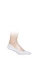 Mens 1 Pair Falke Cool 24/7 Cotton Invisible Socks - White