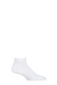 Mens 1 Pair Falke Cool 24/7 Cotton Sneaker Socks - White