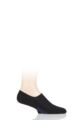 Mens 1 Pair Falke Keep Warm Virgin Wool Trainer Socks - Black