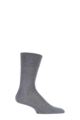 Mens 1 Pair Falke Tiago Classic Fil d'Ecosse Mercerised Cotton Socks - Light Grey Melange