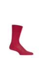 Mens 1 Pair Falke Tiago Classic Fil d'Ecosse Mercerised Cotton Socks - Scarlet