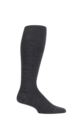 Mens 1 Pair Falke Merino Wool Energizing Knee High Socks - Anthracite Melange