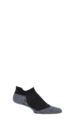 Mens 1 Pair Falke TK5 Lightweight Cushioned Trekking Invisible Socks - Black