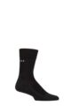 Mens 1 Pair Falke RU4 Light Cushioned Run Socks - Black