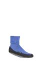 Mens 1 Pair Falke Cosyshoe Virgin Wool Home Socks - Blue Iris