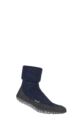 Mens 1 Pair Falke Cosyshoe Virgin Wool Home Socks - Navy