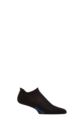 Mens and Women's 1 Pair Falke Cool Kick Trainer Socks - Black