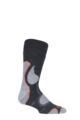 Mens and Women's 1 Pair 1000 Mile 3 Seasons Merino Wool Walking Socks - Charcoal