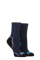 1000 Mile 2 Pair Repreve Trail Socks - Navy Lilac