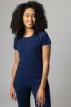 Women's 1 Pack Lazy Panda Bamboo Loungewear Selection T-Shirt - Navy T-Shirt