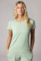 Women's 1 Pack Lazy Panda Bamboo Loungewear Selection T-Shirt - Green T-Shirt