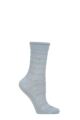 Women's 1 Pair Falke Granny Square Bamboo Socks - Ciel