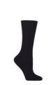 Women's 1 Pair Falke Cosy Wool and Cashmere Boot Socks - Black