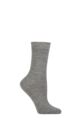 Women's 1 Pair Falke No 1 85% Cashmere Socks - Light Grey Melange