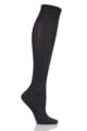 Women's 1 Pair Falke Strong Leg Energizer Compression Socks - Black W1