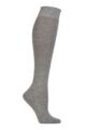 Women's 1 Pair Falke No 1  85% Cashmere Knee High Socks - Light Grey Melange