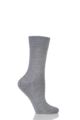 Women's 1 Pair Falke Sensitive Berlin Merino Wool Left And Right Comfort Cuff Socks - Shetland