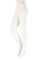 Women's 1 Pair Falke Soft Merino Wool Tights - Off-White