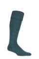 Mens 1 Pair Glenmuir Birkdale Cotton Cushioned Knee High Golf Socks - Rich Green