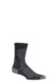 Mens 1 Pair Bridgedale Ultra Light Trail Enduro Wool Socks - Black