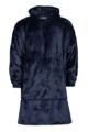 Mens and Women's 1 Pack Heat Holders Mega Hoodie - Navy