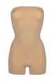 Women's 1 Pack Ambra Powerlite Bandeau Bodysuit - Rose Beige