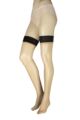 Women's 1 Pair Trasparenze Antares Love Backseam Hold Ups - Cosmetic