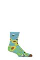 Mens and Women's 1 Pair Shared Earth Fair Trade Sunflowers Bamboo Socks - Sunflowers