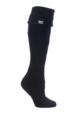 Women's 1 Pair SOCKSHOP Wellington Boot Heat Holders Thermal Socks - Black