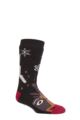 SOCKSHOP Heat Holders 1 Pair 3.1 TOG Double Layered Christmas Slipper Socks - Rudolph