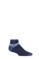 Mens 1 Pair Heat Holders Aubin Sleep Socks - Navy Stripe