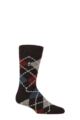 Mens 1 Pair SOCKSHOP Heat Holders 2.3 TOG Patterned and Plain Thermal Socks - Argyle