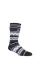 Mens 1 Pair Heat Holders Soul Warming Socks - Black