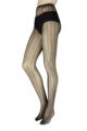 Women's 1 Pair Charnos Geo Net Tights - Black