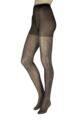 Women's 1 Pair Charnos Sparkle Polka Dot Tights - Black / Silver