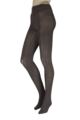 Women's 1 Pair Charnos Opaque Cable Knit Tights - Grey