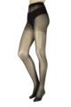 Women's 1 Pair Charnos 30 Denier Energising Firm Support Compression Tights - Black