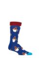 Mens and Women's 1 Pair Happy Socks Candy Cane Socks - Multi