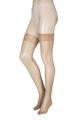 Women's 1 Pair Charnos 10 Denier Elegance Sheer Stocking - Natural Tan