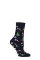 Women's 1 Pair Charnos Christmas Design Slipper Socks - Christmas Tree