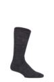 Mens 1 Pair HJ Hall Wool Diabetic Socks - Charcoal