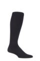 Mens 1 Pair SOCKSHOP IOMI FootNurse 80 Denier Flight and Travel Socks - Black