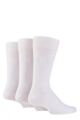 Mens 3 Pair Pringle Endrick Plain Trouser Socks - White