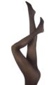 Women's 1 Pair Trasparenze Jennifer Merino Wool Tights - Dark Brown