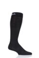 Mens and Women's 1 Pair UpHillSport "Winter Course" 3 Layer L3 Horse Riding Socks - Black